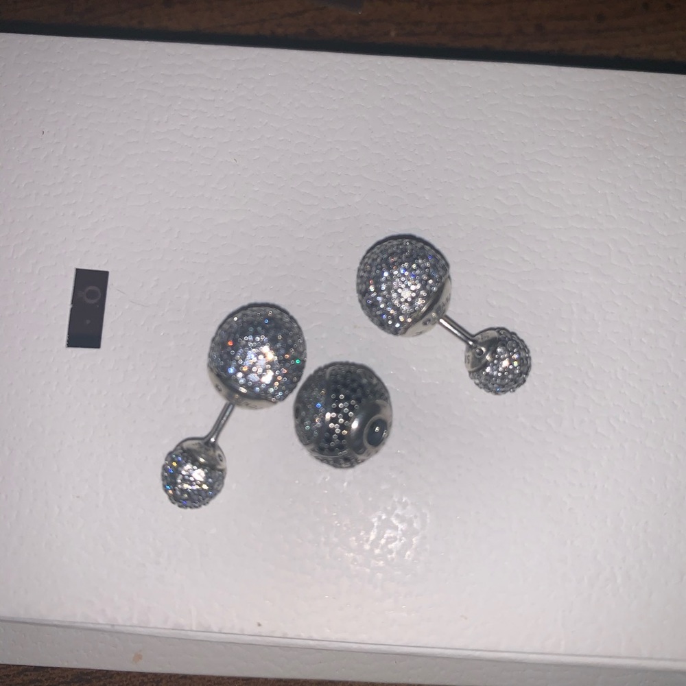 Pandora Earrings and Spacer Set - Picture 2 of 2